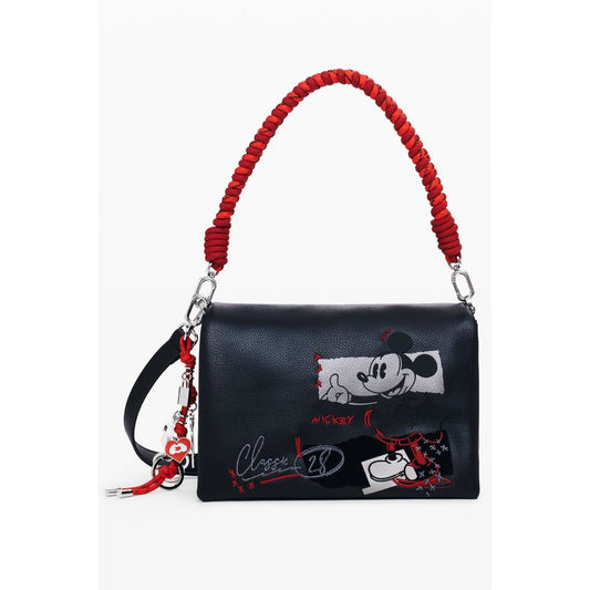 Desigual Schwarze Polyethylen-Damenhandtasche