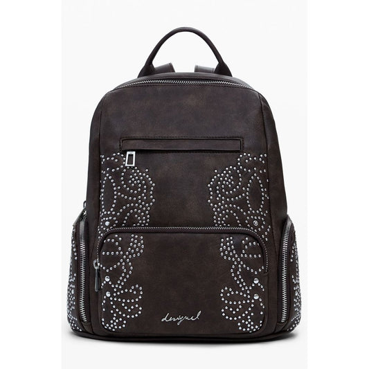 Desigual Brauner Polyethylen-Rucksack für Damen