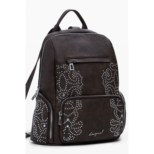 Desigual Brauner Polyethylen-Rucksack für Damen