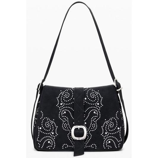 Desigual Schwarze Polyethylen-Damenhandtasche