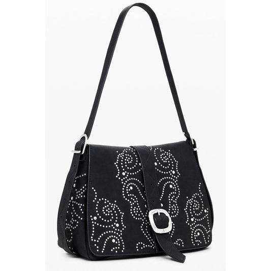 Desigual Schwarze Polyethylen-Damenhandtasche