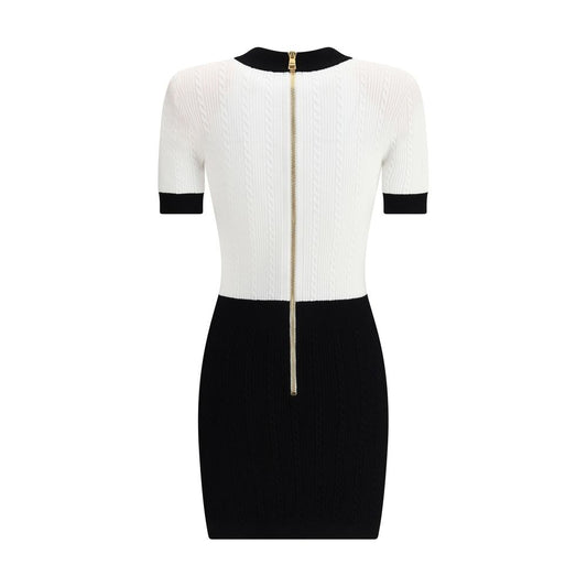 Balmain – Midikleid mit Flechtmuster