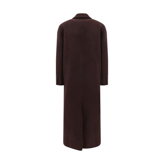 Brunello Cucinelli Bordeaux Cashmere Coat