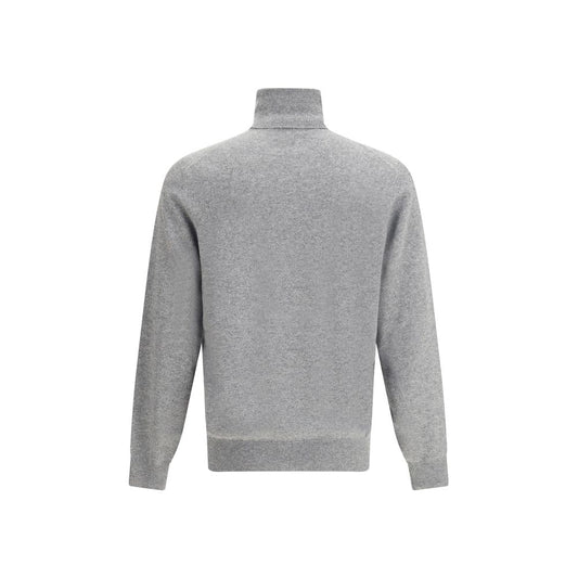 Brunello Cucinelli Grauer Kaschmir-Pullover aus Kaschmir