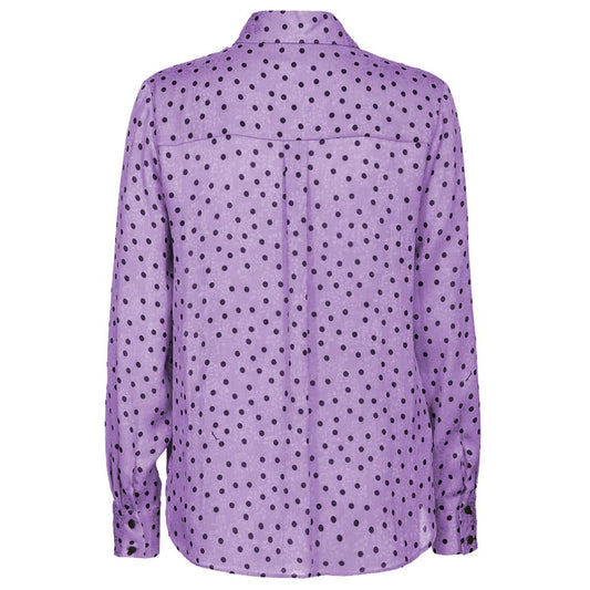 PINKO Purple Polyester Shirt