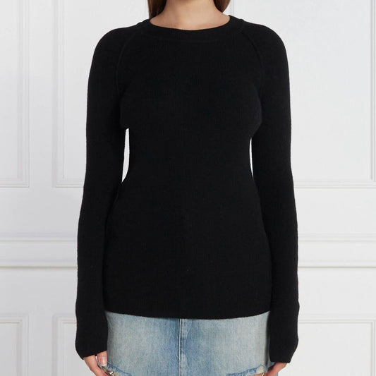 PINKO Schwarzer Wollpullover