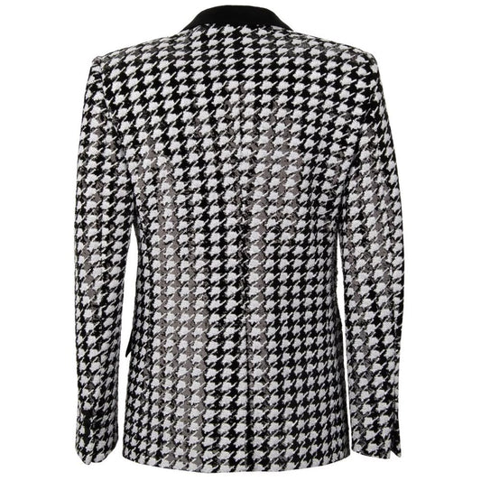 Dolce & Gabbana Schwarzer Polyesterblazer