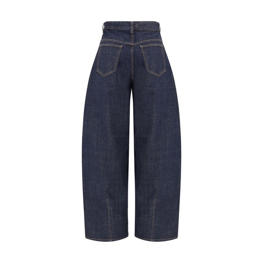 Jacquemus Blaue Jeans aus Baumwolle im Relaxed Fit