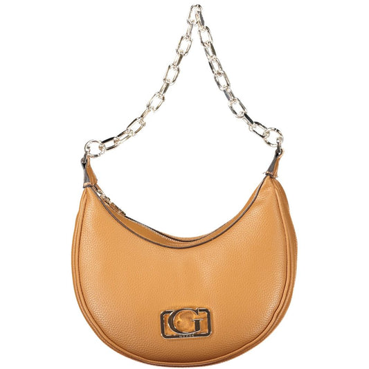 Guess Jeans – Handtasche aus Polyethylen in Braun