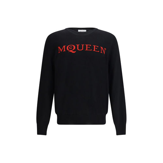Alexander McQueen Wollpullover mit Logo