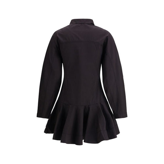 Ganni Kurzes Chemisier-Kleid