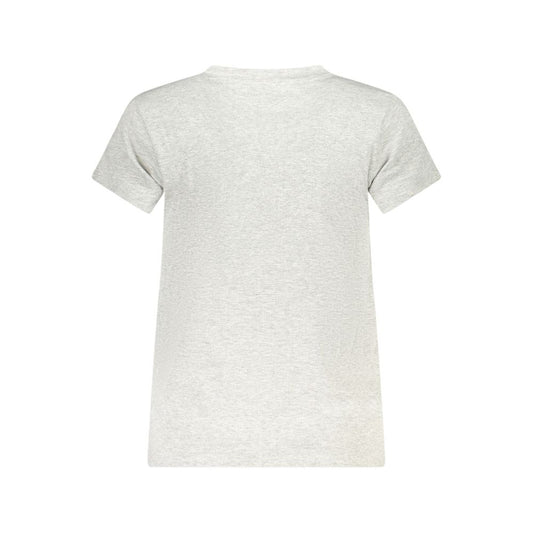 Pepe Jeans – Graues Baumwoll-T-Shirt für Damen