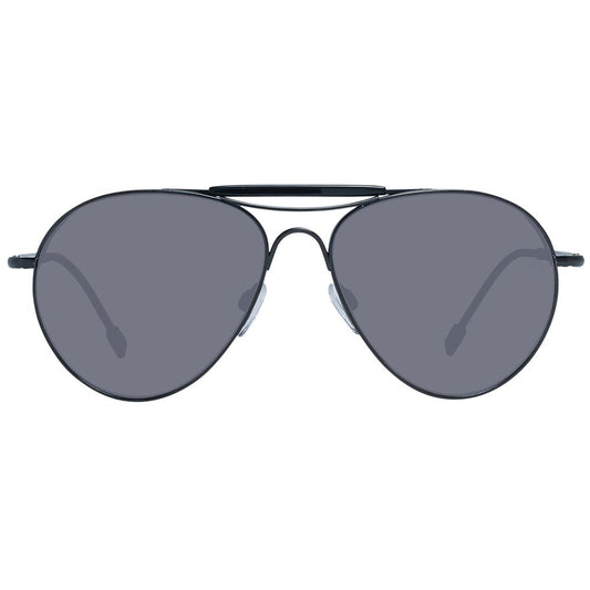 Ermenegildo Zegna Schwarze Herren-Sonnenbrille