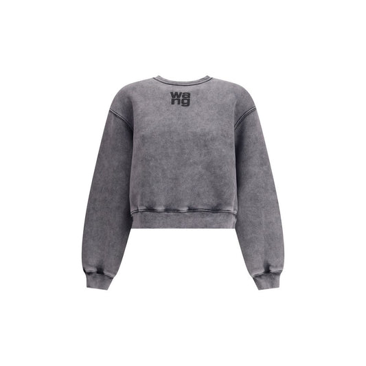 Alexander Wang Graues Baumwoll-Sweatshirt