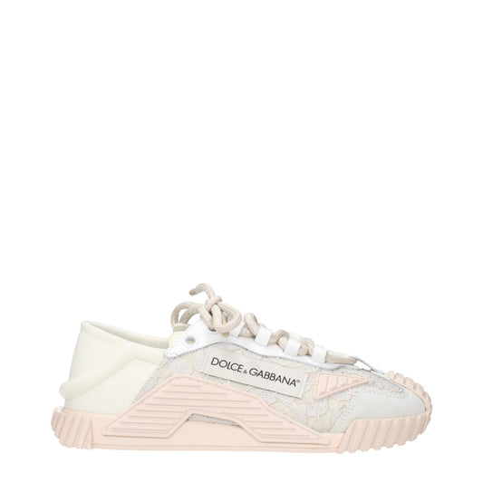 Dolce & Gabbana – Graue Stoff-Sneaker