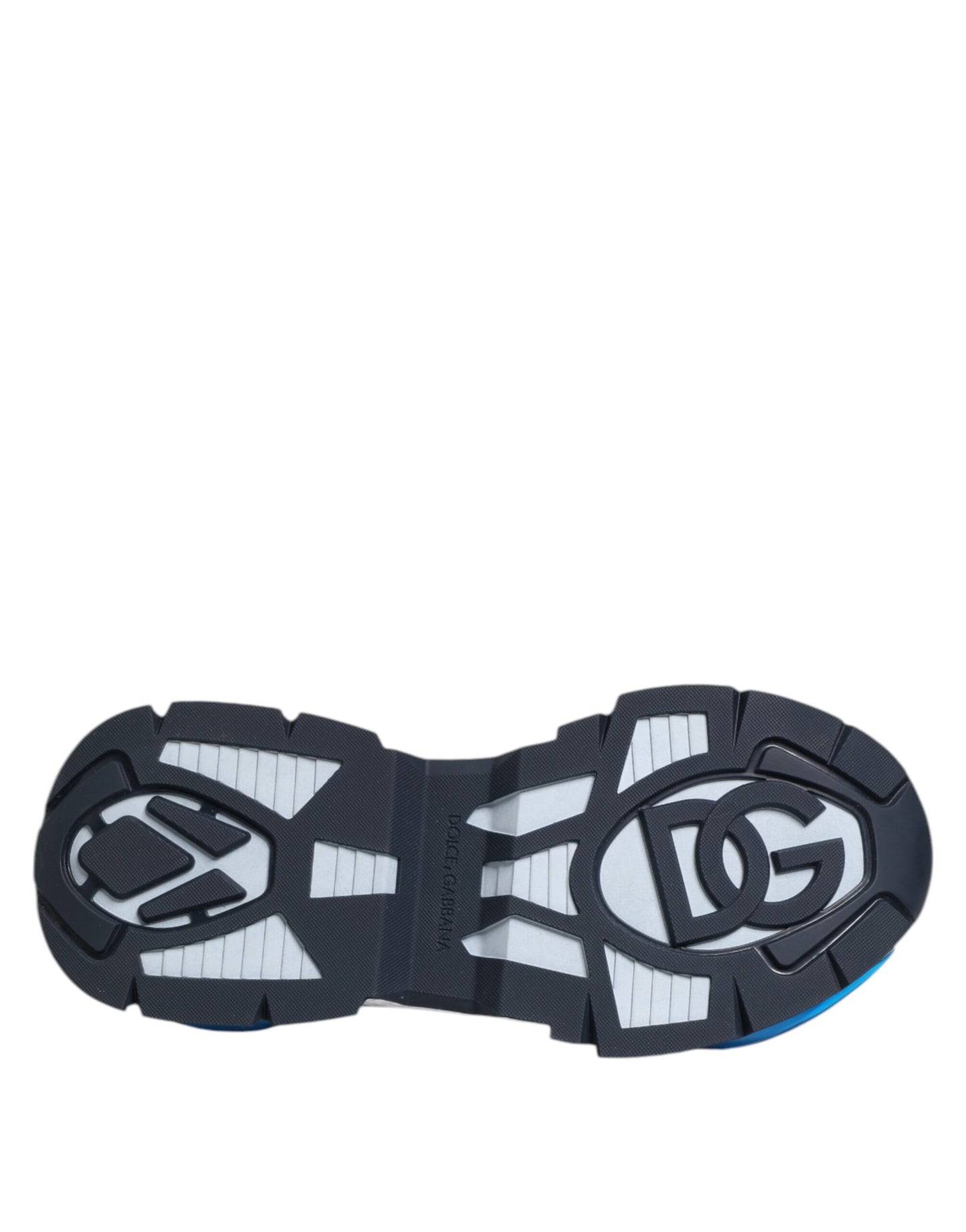 Dolce & Gabbana Weiß Blau Nylon Airmaster Sneakers Schuhe