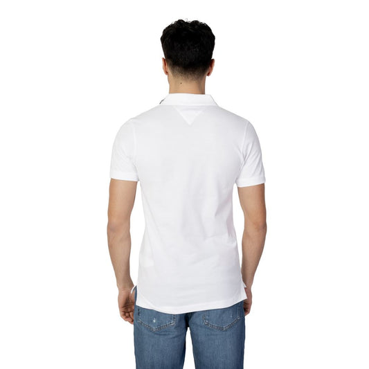 Tommy Hilfiger Jeans – Weißes Poloshirt aus Baumwolle