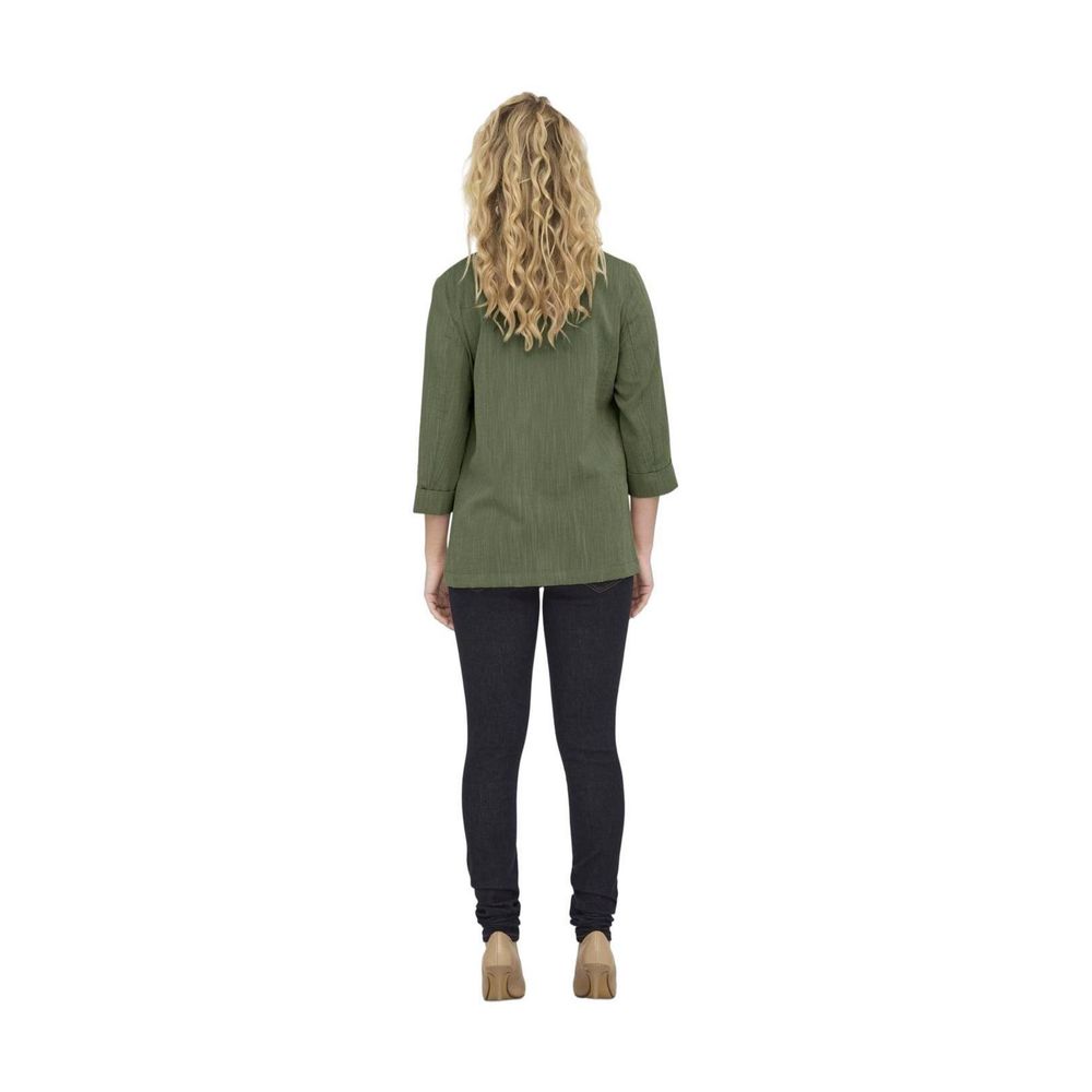 Only – Grüner Viskose-Blazer