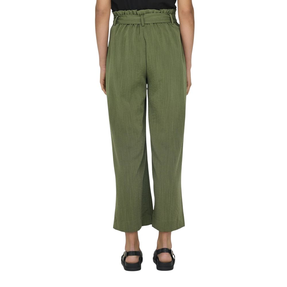 Only – Grüne Viskosehose