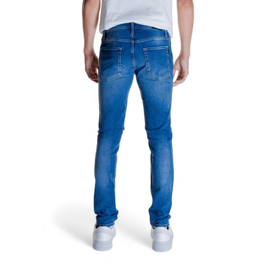 Antony Morato Blue Cotton Slim Fit Jean