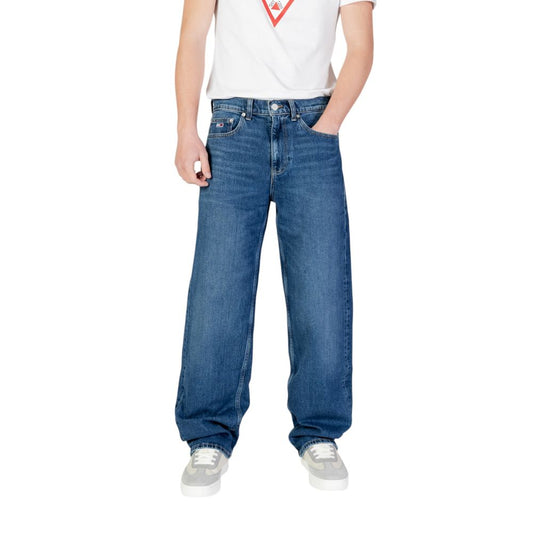 Tommy Hilfiger Jeans – Blaue Jeans aus recycelter Baumwolle mit entspannter Passform