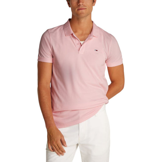 Tommy Hilfiger Jeans – Mehrfarbiges Poloshirt aus Baumwolle