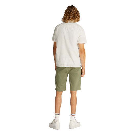 Tommy Hilfiger Jeans – Cremefarbenes Baumwollhemd