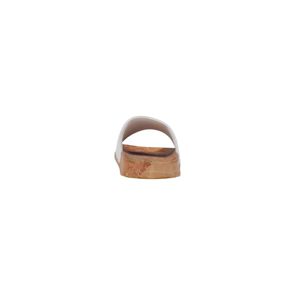 Alviero Martini Prima Classe – Weißer Polyethylen-Slipper