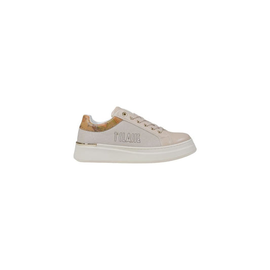 Alviero Martini Prima Classe Beige Polyester-Sneaker