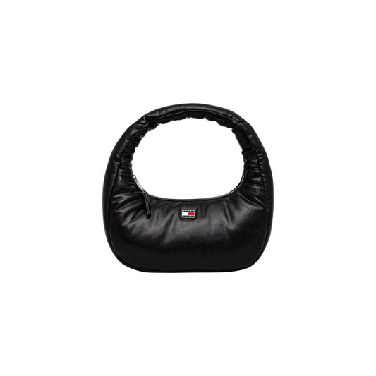 Tommy Hilfiger – Schwarze Polyethylen-Handtasche