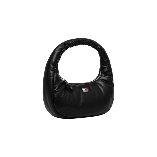 Tommy Hilfiger – Schwarze Polyethylen-Handtasche