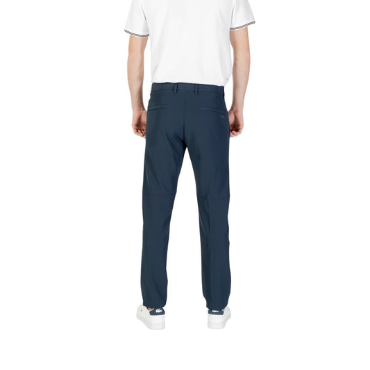 Hugo Boss – Enge Polyesterhose in Blau