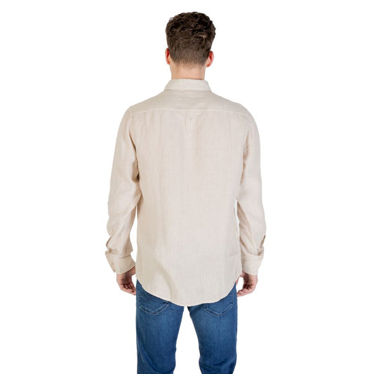 Hugo Boss Beige Linen Shirt