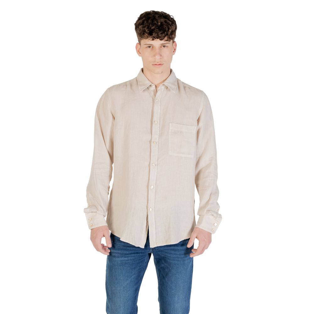 Hugo Boss – Beiges Leinenhemd