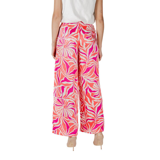 Only – Mehrfarbige Hose aus recyceltem Polyester