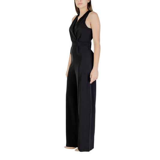 Only – Schwarzer Jumpsuit aus recyceltem Polyester
