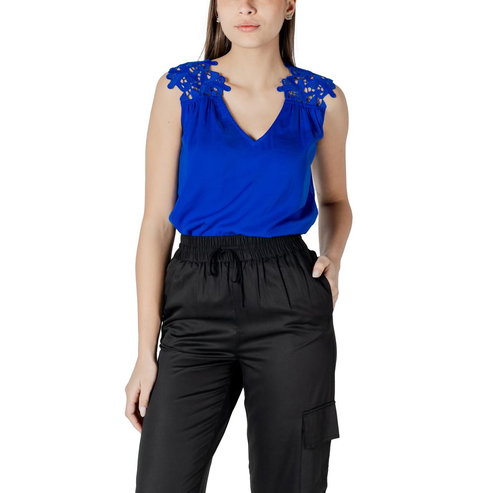 Morgan De Toi – Blaues Polyester-Tanktop