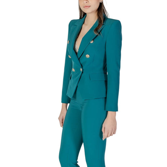 Rinascimento Schwarzer Polyester-Blazer