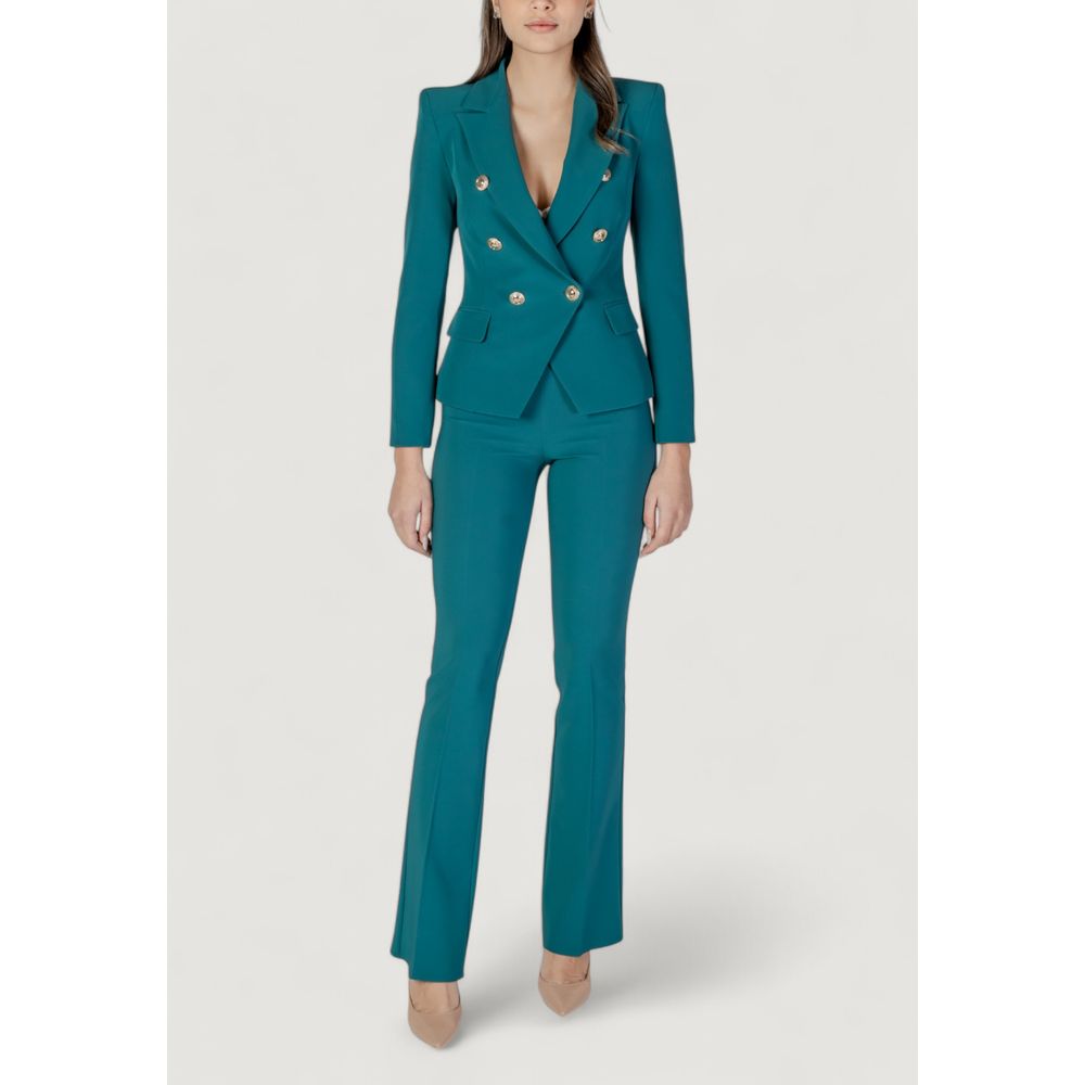 Rinascimento Schwarzer Polyester-Blazer