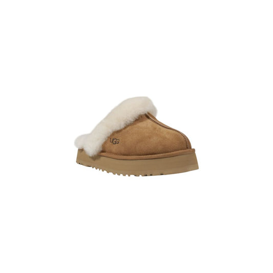 UGG – Hausschuhe aus Wildleder in Beige