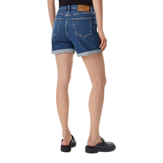 Calvin Klein Jeans – Blaue Baumwollshorts