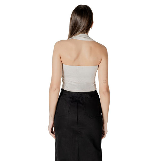 Calvin Klein Jeans – Beiges Baumwolltop