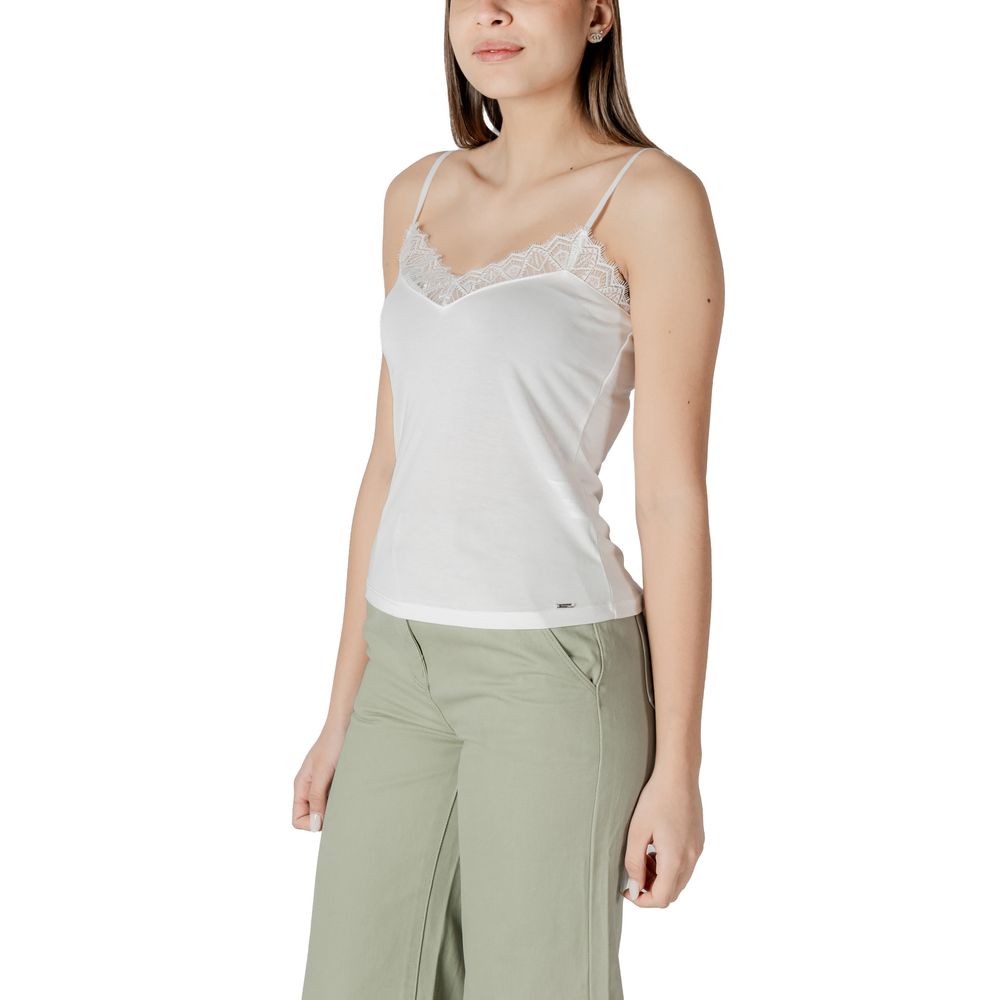 Morgan De Toi – Weißes Modal-Tanktop