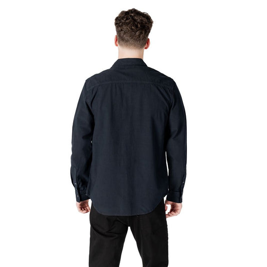 Calvin Klein Jeans – Schwarzes Baumwollhemd