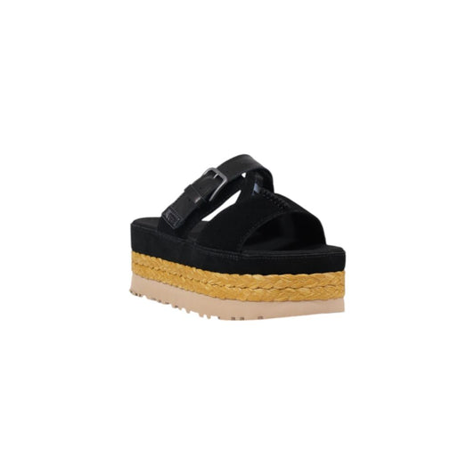 UGG – Schwarze Wildledersandale
