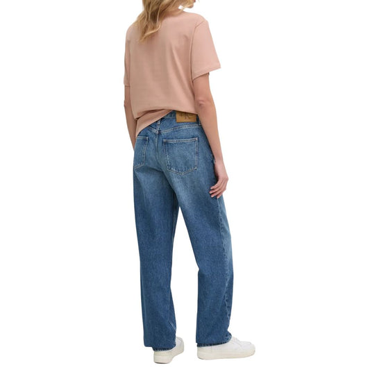 Calvin Klein Jeans, Blaue Mom-Jeans aus Baumwolle