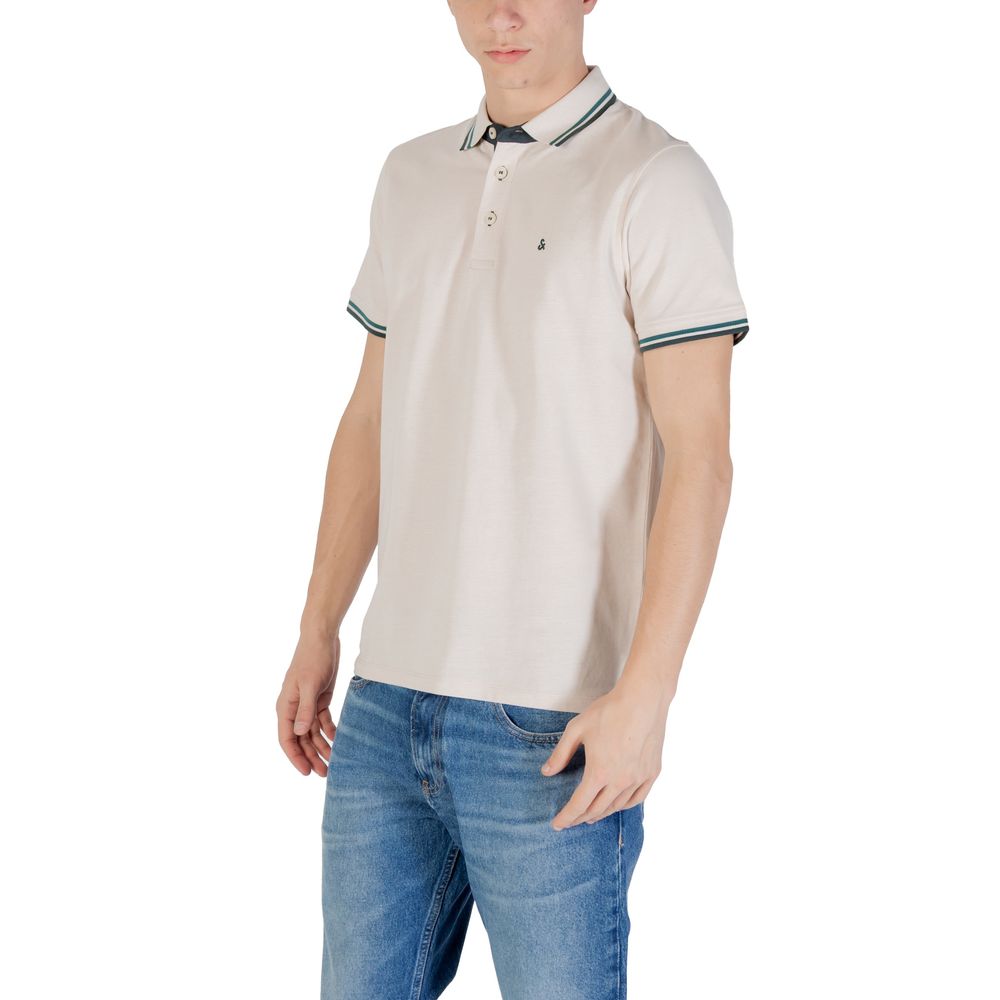 Beiges Poloshirt aus Baumwolle von Jack & Jones