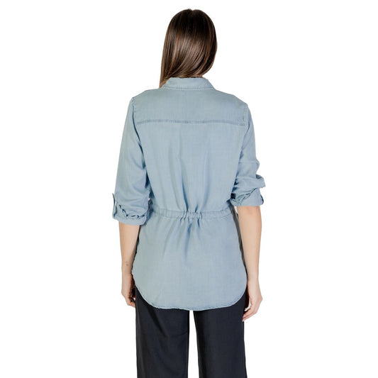 Only Hellblaue Tencel-Bluse