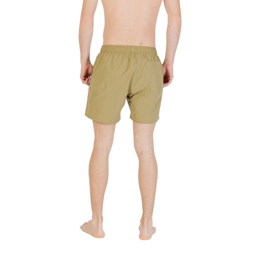 Hugo Boss Green Polyester Swim Short