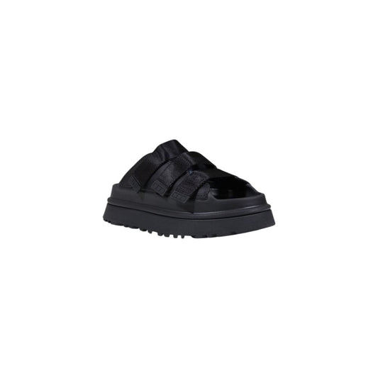 UGG Plateausohle aus Kunstleder in Schwarz